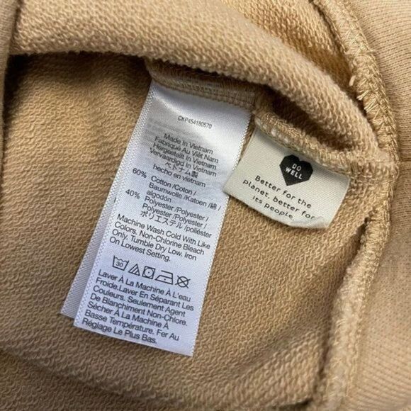 Madewell Dip-Dye Drawstring Hoodie Sweatshirt - Picture 4 of 8